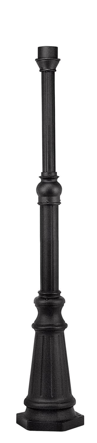 6.5ft Post with Cast Aluminum Base 6.5' Surface Mount Post — Lamp Posts