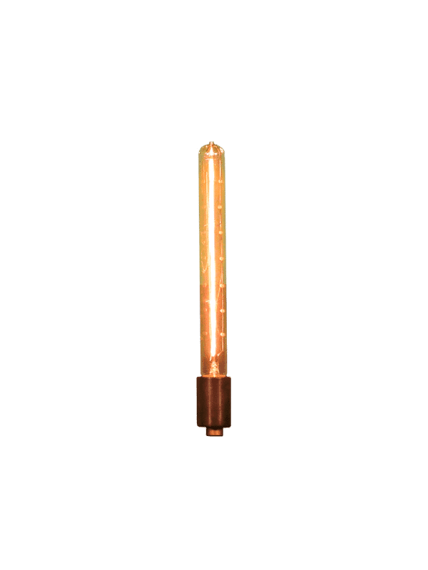 Vintage T-Style Tinted 60W — replacement bulb for CopperSmith electric lanterns (E26 socket)